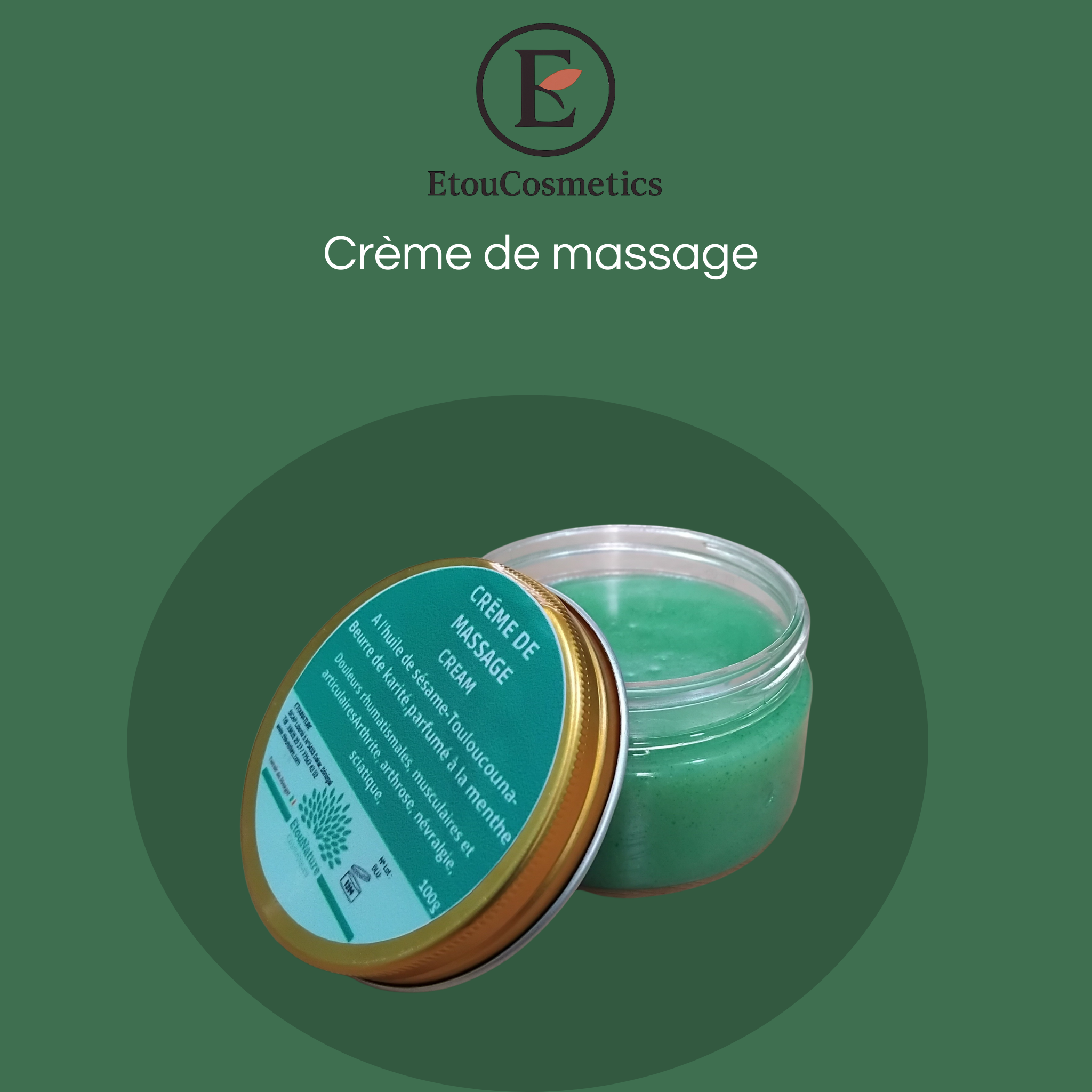 Créme de massage