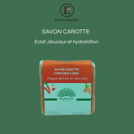 Savon Carotte, Curcuma et miel