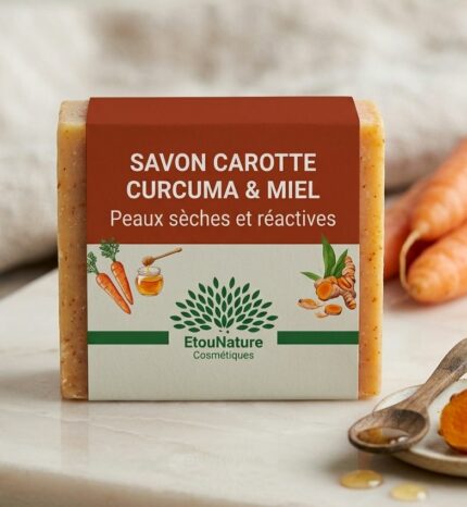 Savon Carotte, Curcuma et miel