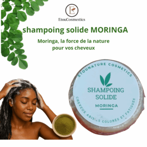 Shampoing solide au moringa
